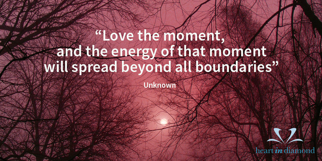 quote heartndiamond love the-moment