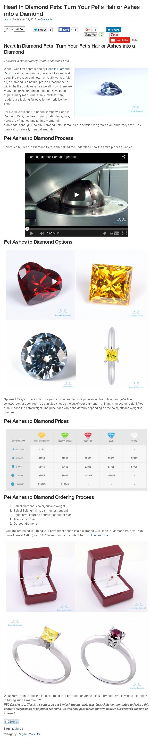 Heart In Diamond - News