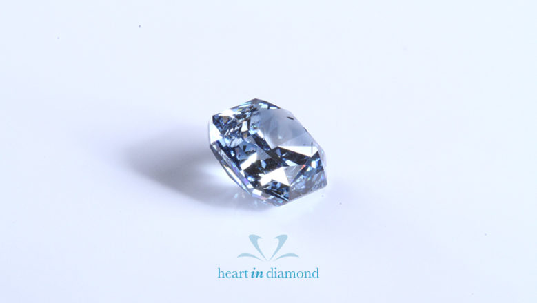 blue radiant diamond